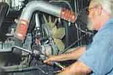 Class 8 Diesel Test Truck Engine