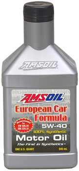 Amsoil 5w-40 synthetic oil meets the latest European Spefications